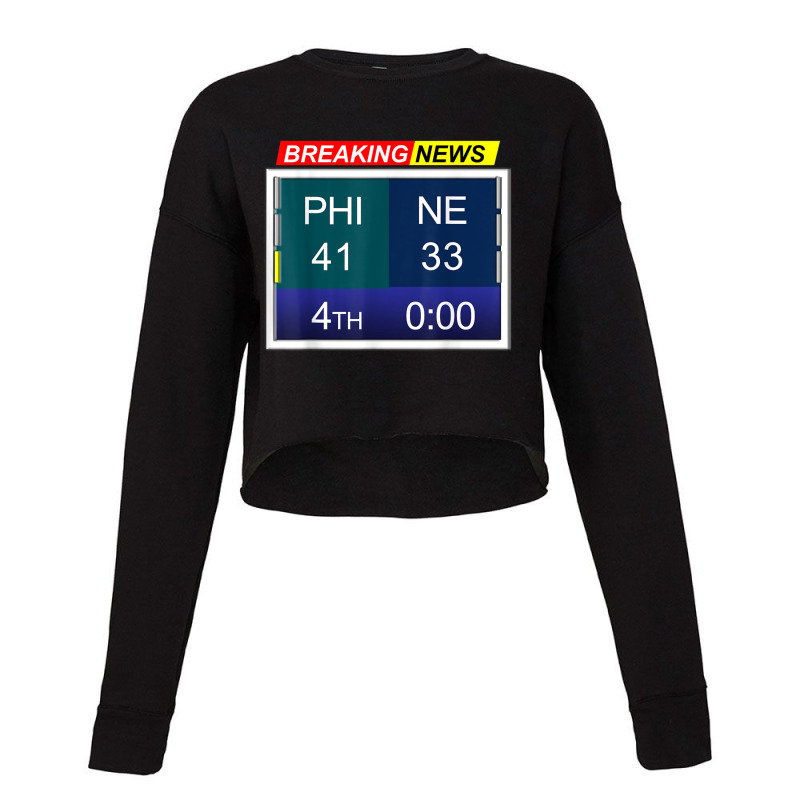 Ne 33 Phi 41 Final Score T Shirt Cropped Sweater by cm-arts | Artistshot