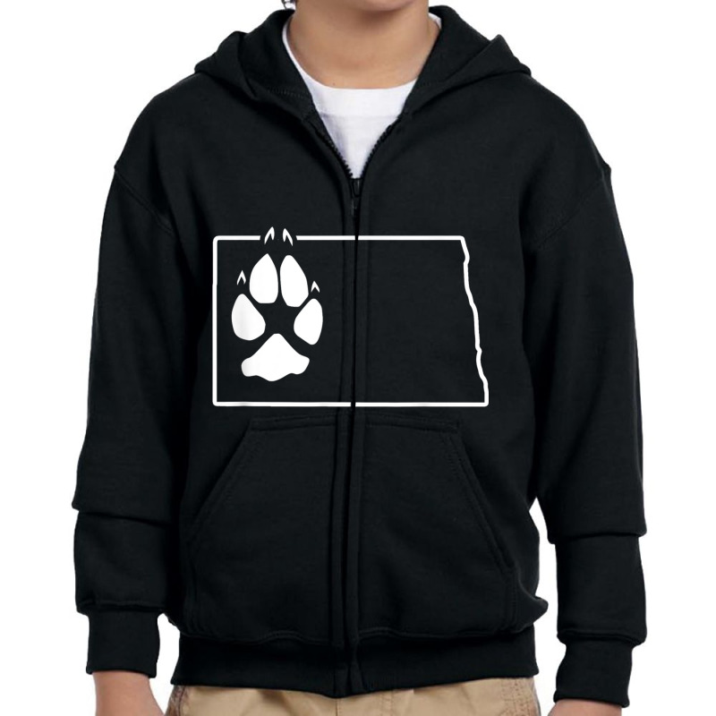 Coyote Night Hunting North Dakota Predator Tracking Youth Zipper Hoodie by cm-arts | Artistshot