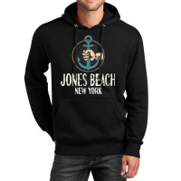 Jones Beach New York Boat Anchor T Shirt Distressed Unisex Hoodie | Artistshot