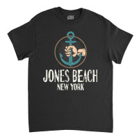 Jones Beach New York Boat Anchor T Shirt Distressed Classic T-shirt | Artistshot