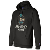 Jones Beach New York Boat Anchor T Shirt Distressed Champion Hoodie | Artistshot