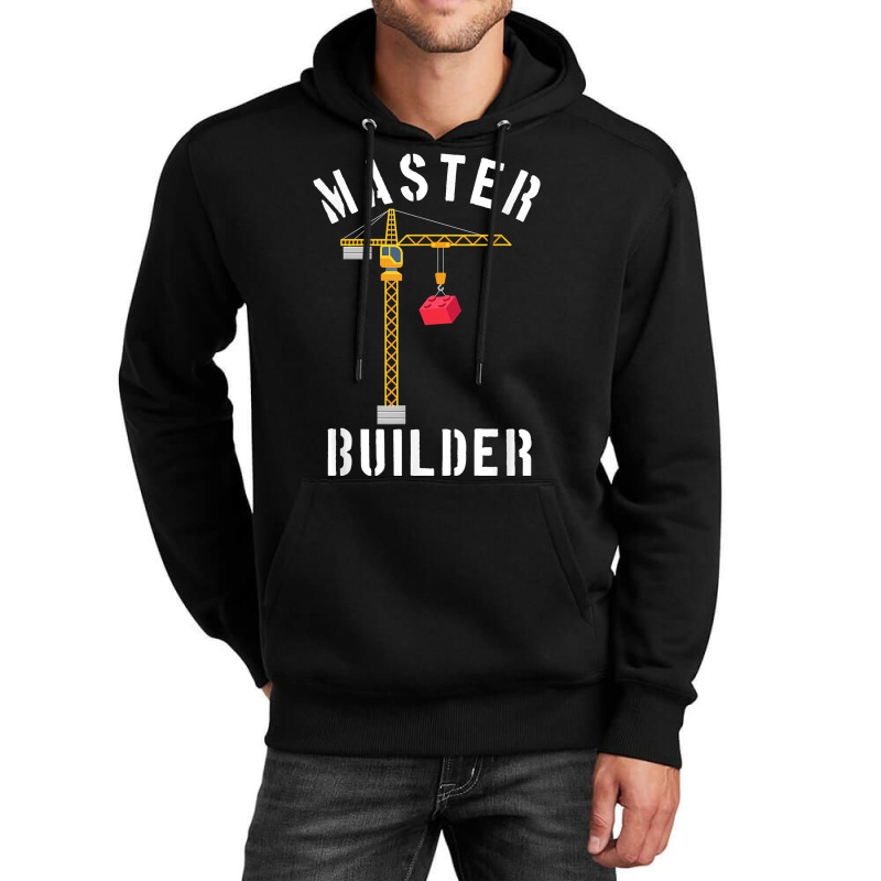 Master Builder Engineer Construction Building Blocks Bricks Unisex Hoodie | Artistshot