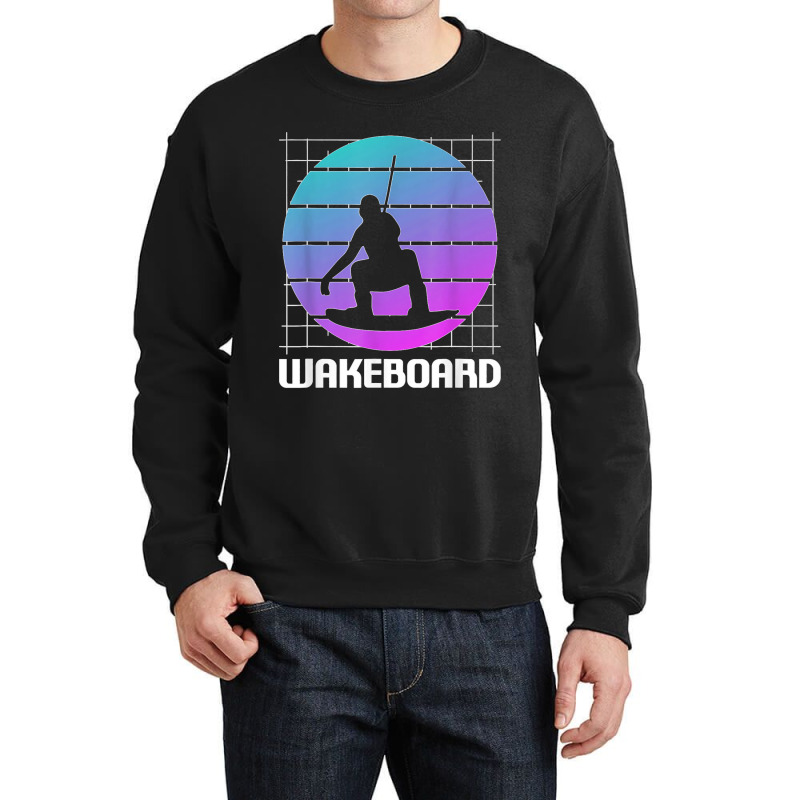 Retro Vintage Classic Wakeboard Wakeboarding Wakeboarder T Shirt Crewneck Sweatshirt | Artistshot