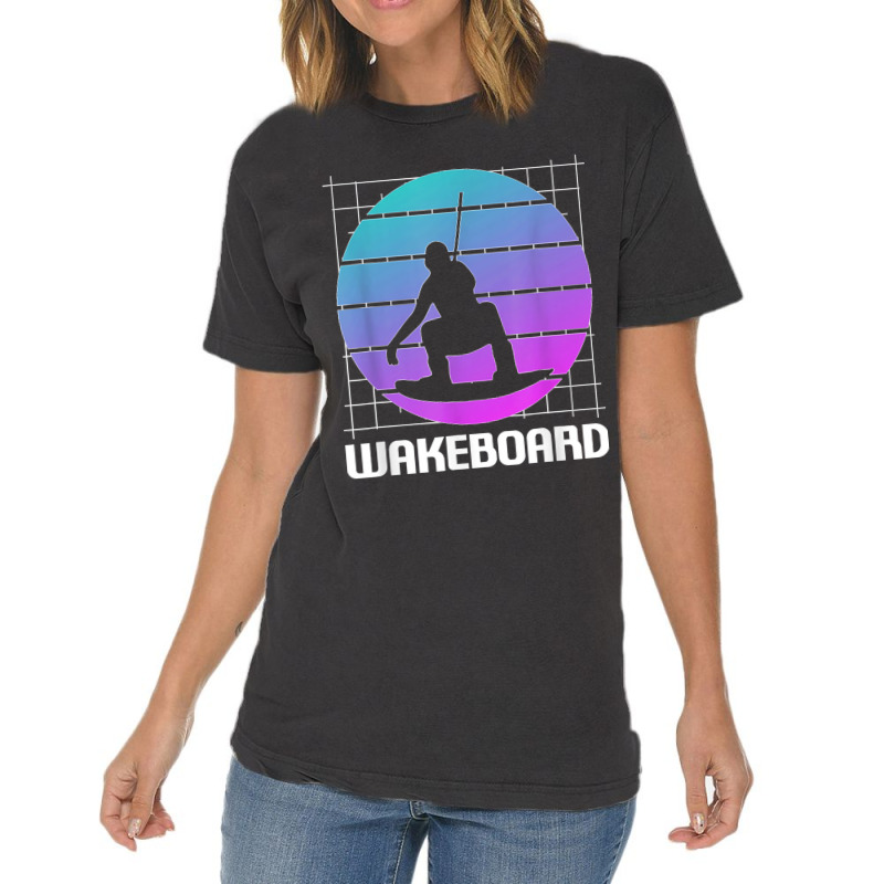 Retro Vintage Classic Wakeboard Wakeboarding Wakeboarder T Shirt Vintage T-shirt | Artistshot