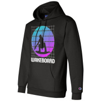 Retro Vintage Classic Wakeboard Wakeboarding Wakeboarder T Shirt Champion Hoodie | Artistshot