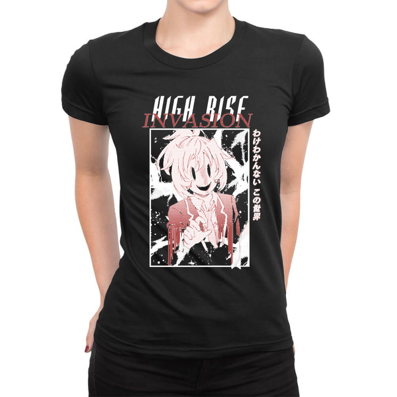 Tenkuu Shinpan High Rise Invasion Manga Anime Classic Ladies Fitted T-Shirt by CrystalCroft | Artistshot