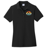 Retro Vintage Psychedelic Mushroom Mushrooms Magic Mycology Shirt Wome Ladies Polo Shirt | Artistshot