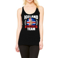 Iceland Drinking Team Funny Icelandic Flag Beer Party Gift Tank Top Racerback Tank | Artistshot