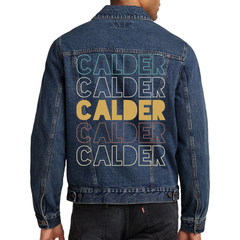 Calder Calder Calder Calder Calder Men Denim Jacket by Topseller | Artistshot