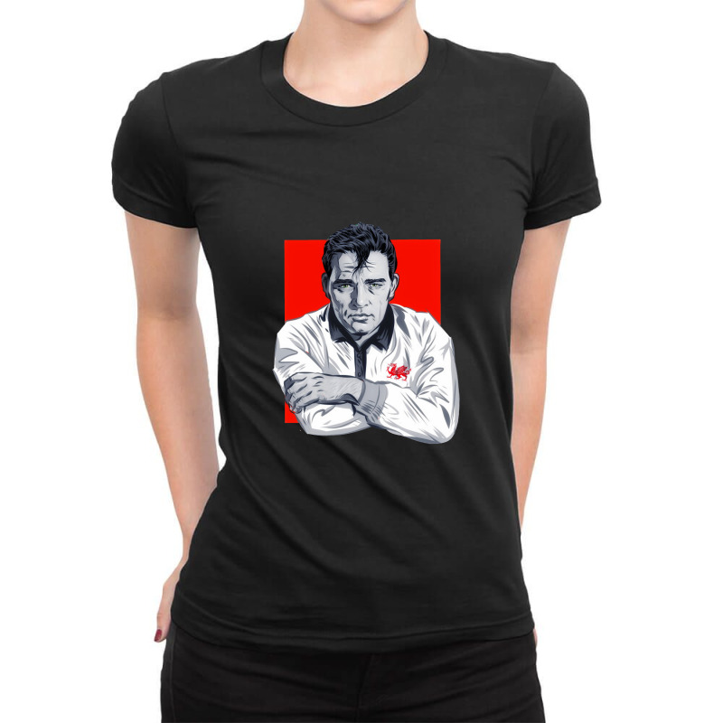 Richard Burton Ladies Fitted T-Shirt by lokiraapa | Artistshot