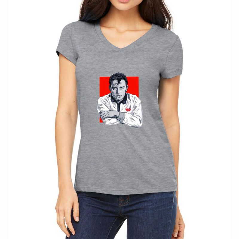 Richard Burton Women's V-Neck T-Shirt by lokiraapa | Artistshot