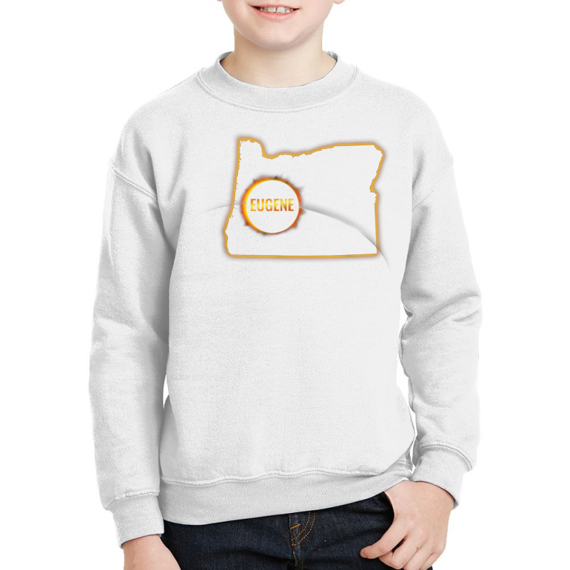 Oregon Total Solar Eclipse Eugene T Shirt Family Group Event Youth Sweatshirt by cm-arts | Artistshot