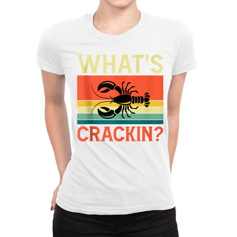 Whats Crackin Barnacle Lobster Brayfish Brill Tank Top Ladies Fitted T-Shirt by nyxexaelaewe7 | Artistshot