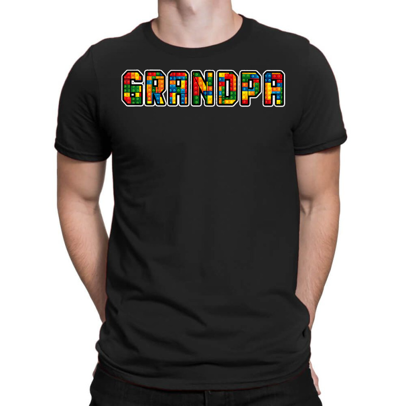 Brick Builder Funny Blocks Master Builder Grandpa T Shirt T-shirt | Artistshot