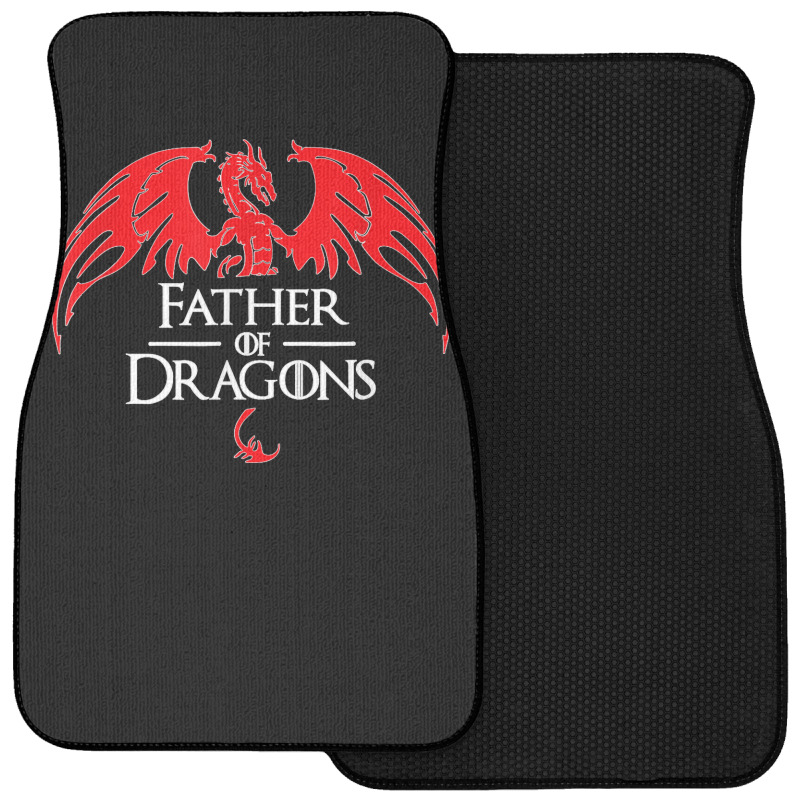 Father Of Dragons Funny Father's Day & Dad Gift Front Car Mat | Artistshot