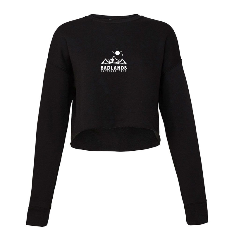 Badlands National Park Hiking Vacation Cropped Sweater by Bestarts | Artistshot