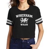 Wrexham Wales Scorecard Crop Tee | Artistshot