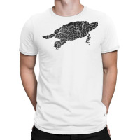 Snapping Turtle Distressed Print   Vintage Snapping Turtle T Shirt T-shirt | Artistshot