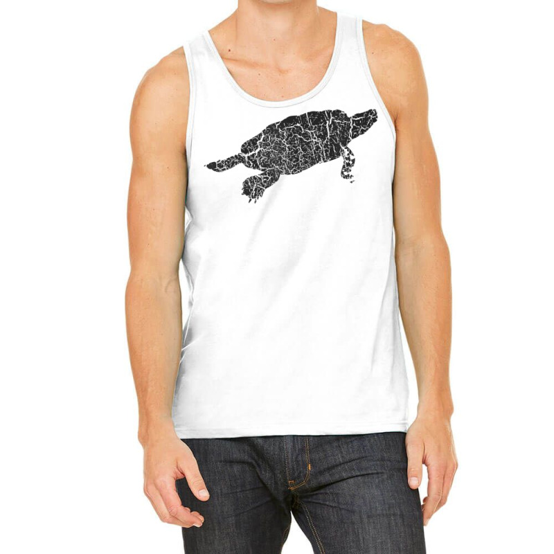 Snapping Turtle Distressed Print   Vintage Snapping Turtle T Shirt Tank Top | Artistshot