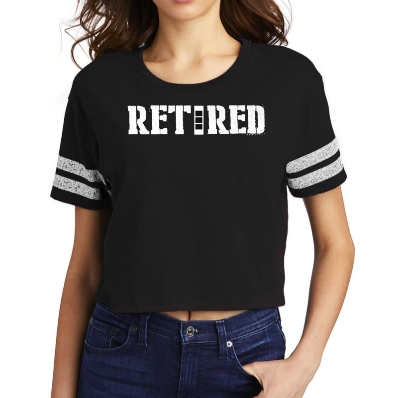 Chief Warrant Officer 3 Retired Premium T Shirt Scorecard Crop Tee by AngelinaMarie | Artistshot