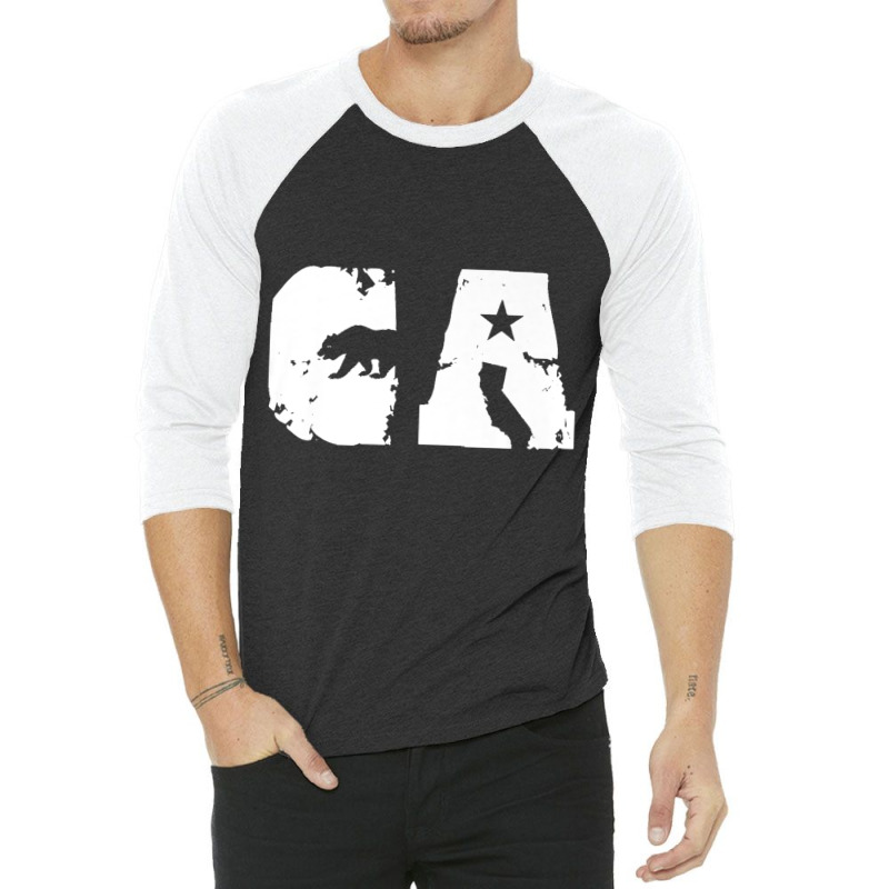 Premium Vintage California Republic Tshirt Cali Life Love La 3/4 Sleeve Shirt by cm-arts | Artistshot