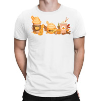 Halloween Coffee Mug Shirt, Pumpkin Shirt, Coffee Variation Raglan Bas T-shirt | Artistshot