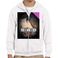 Vaporwave Sad Kabuki Actor Otani Oniji Iii Nishiki E Art Tee Youth Zipper Hoodie | Artistshot