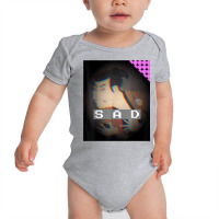 Vaporwave Sad Kabuki Actor Otani Oniji Iii Nishiki E Art Tee Baby Bodysuit | Artistshot