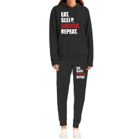 Eat Sleep Soccer Repeat Hoodie & Jogger Set | Artistshot