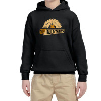 First I Drink Coffee Then I Build Things   Woodworking Youth Hoodie | Artistshot