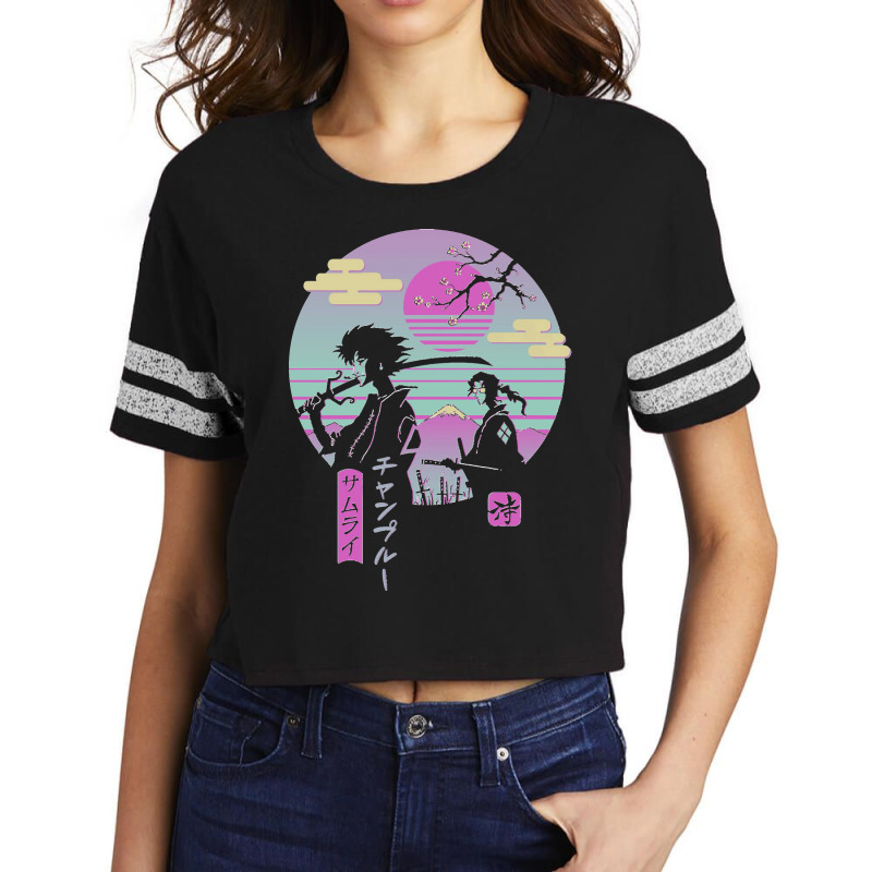 Samurai Champloo Scorecard Crop Tee by cm-arts | Artistshot