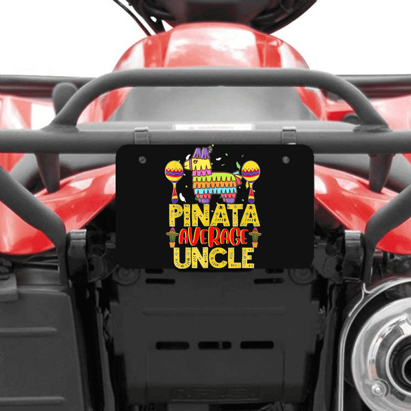 Funny Pinata Average Uncle Cinco De Mayo Fiesta Parents Kids T Shirt Atv License Plate | Artistshot