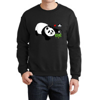 Hug A Panda T With Augmented Reality Pairing Crewneck Sweatshirt | Artistshot