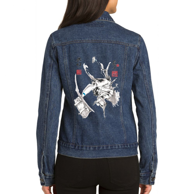 Samurai Champloo Mugen Classic Ladies Denim Jacket by cm-arts | Artistshot