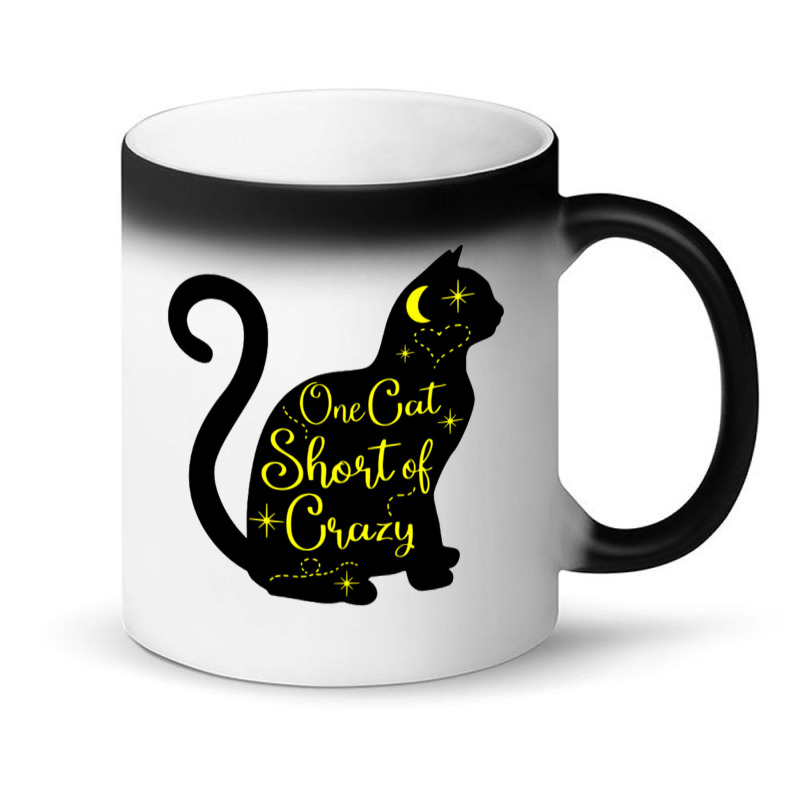 One Cat Short Of Crazy Magic Mug | Artistshot