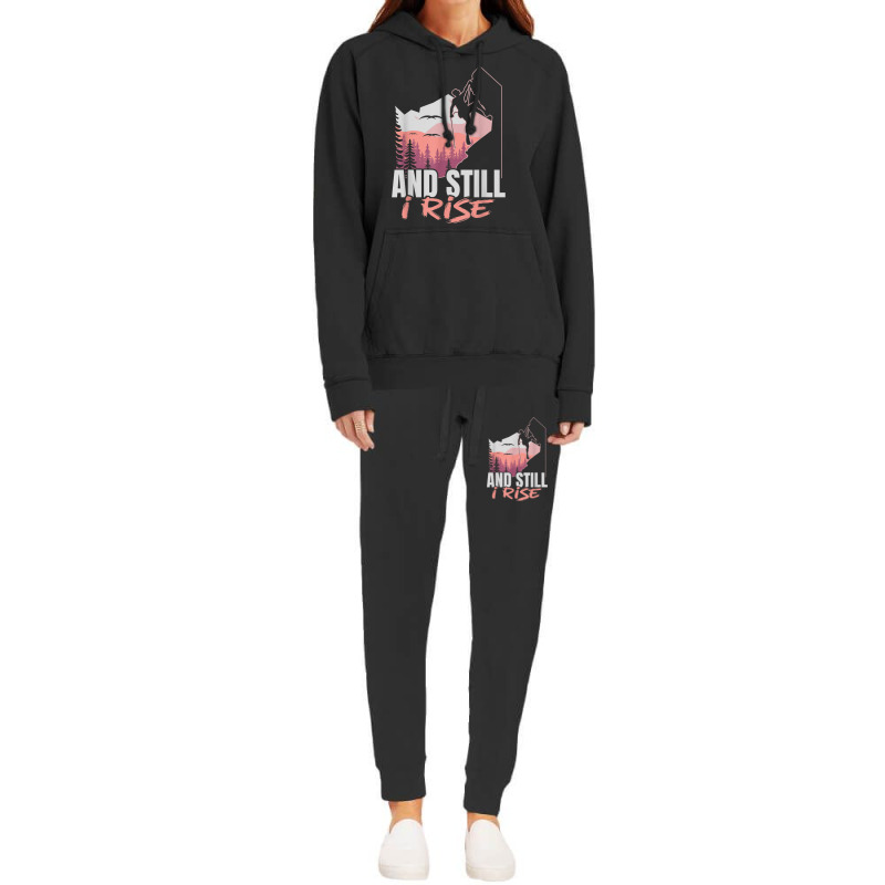 And I Still Rise Rock Climber Boulderer Bouldering Hoodie & Jogger Set | Artistshot