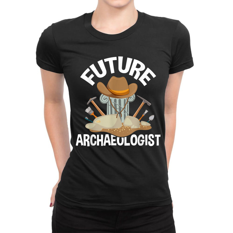 Future Archaeologist - Archaeology Archeologist Archeology Ladies Fitted T-Shirt by MichiKametani | Artistshot