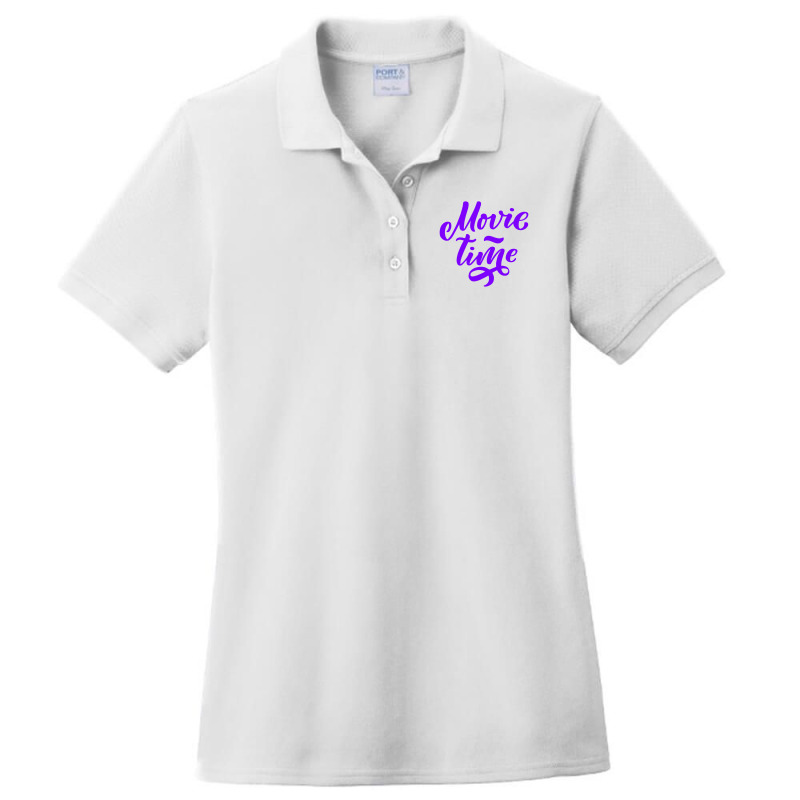 Movie Time, Movie Time Ladies Polo Shirt by mitubabypodcast | Artistshot