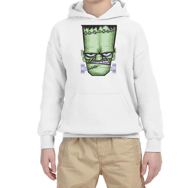 Scary Frankenstein Halloween Youth Hoodie by zackky | Artistshot