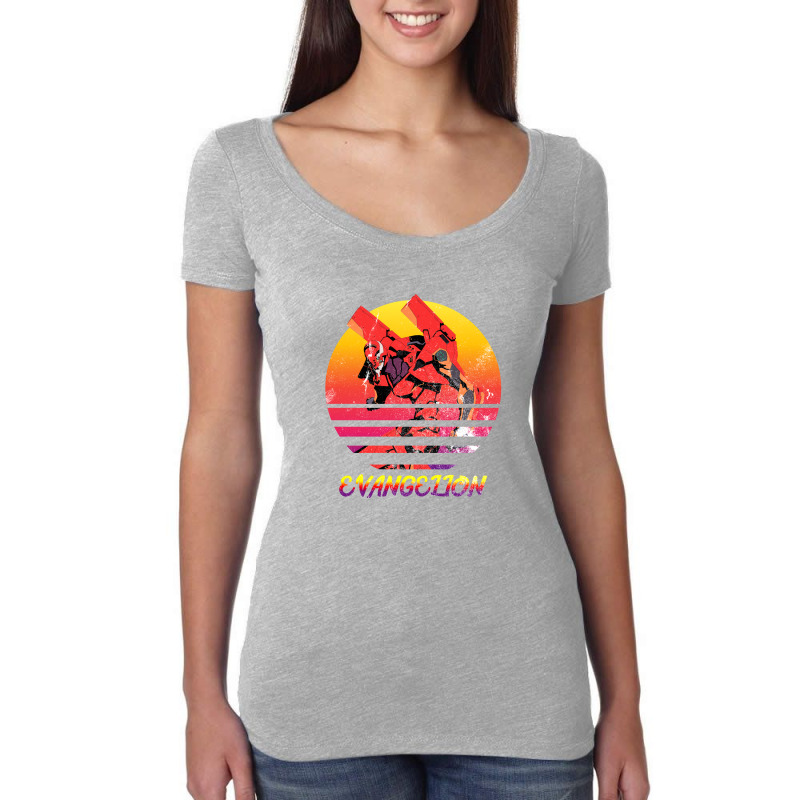 Neon Genesis Evangelion Women's Triblend Scoop T-shirt by autlu2024 | Artistshot