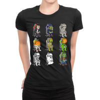 Gamer Halloween Skeleton Vampire Gaming Mummy Boys Kids Teen Ladies Fitted T-shirt | Artistshot