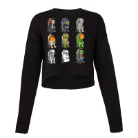 Gamer Halloween Skeleton Vampire Gaming Mummy Boys Kids Teen Cropped Sweater | Artistshot