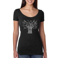 Electronics Technician Binary Tree - Electrical Engineer Women's Triblend Scoop T-shirt | Artistshot