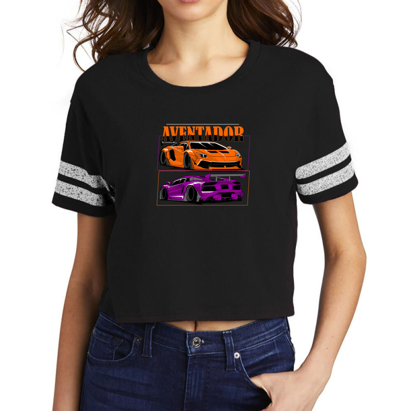 Super Car Tshirt Scorecard Crop Tee | Artistshot