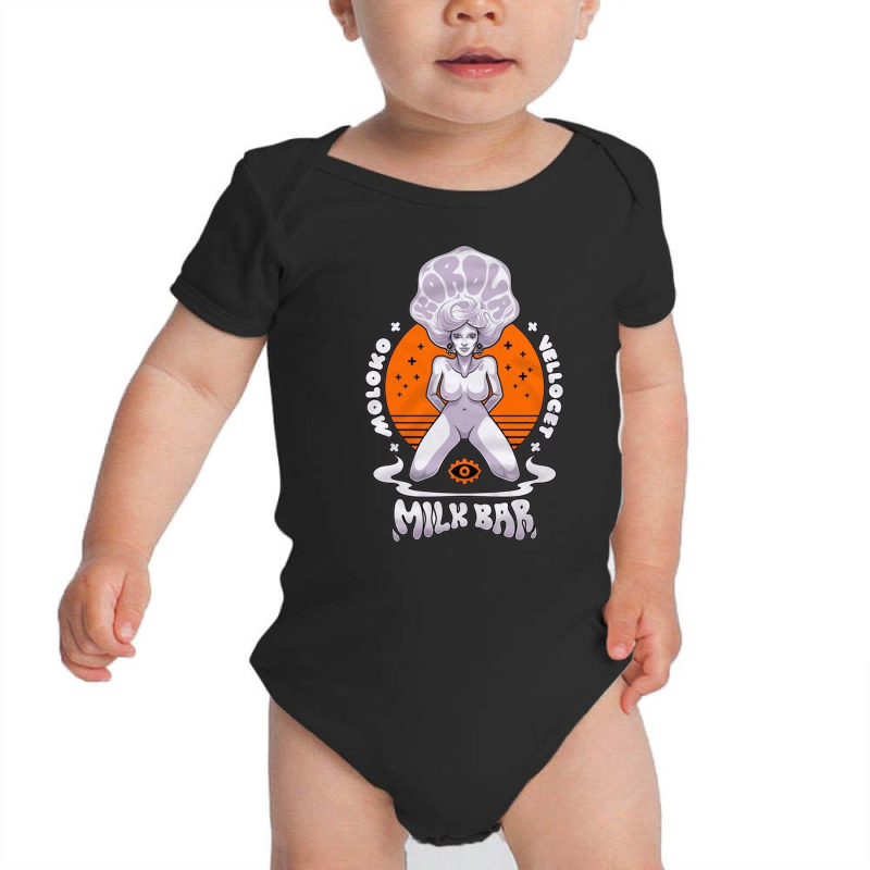 Korova Milkbar, Korova Milkbar Vintage, Korova Milkbar Art, Korova Mil Baby Bodysuit by SHOPHUENR | Artistshot