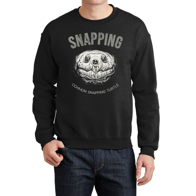 Common Snapping Turtle, Vintage Design For Reptile Lovers Crewneck Sweatshirt | Artistshot