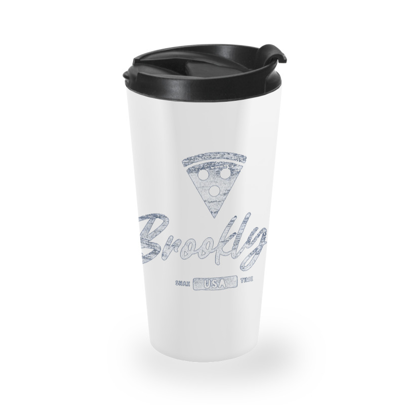 Brooklyn, New York Pizza, The Brooklyn, Brooklyn Art, Brooklyn Vintage Travel Mug | Artistshot