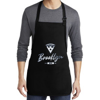 Brooklyn, New York Pizza, The Brooklyn, Brooklyn Art, Brooklyn Vintage Medium-length Apron | Artistshot