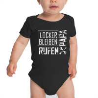 Locker Bleiben Baby Bodysuit | Artistshot