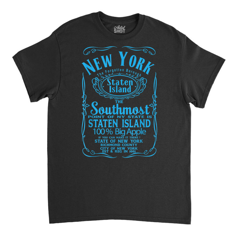 New York City Staten Island Usa United States T Shirt Classic T-shirt by cm-arts | Artistshot